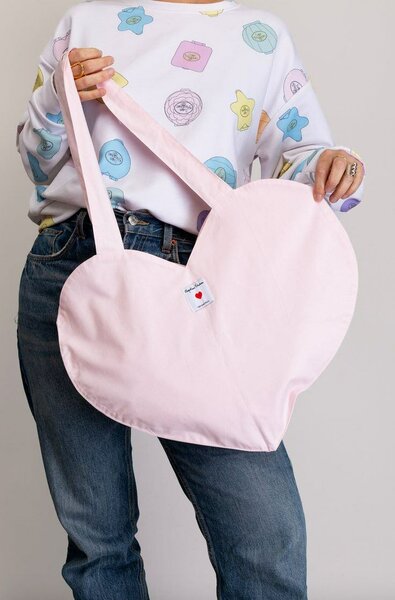 Sac en forme de cœur parfait
