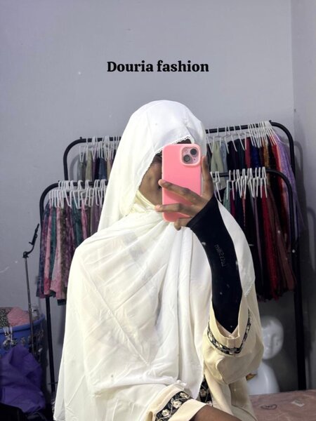 Voile en mousseline crochet ️