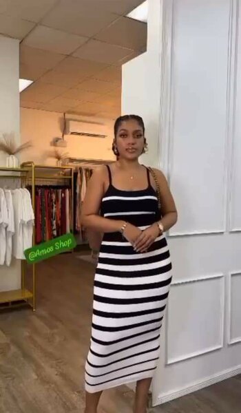 Robe Rayée Élégante