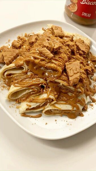 Spaghetti de crêpes au chocola