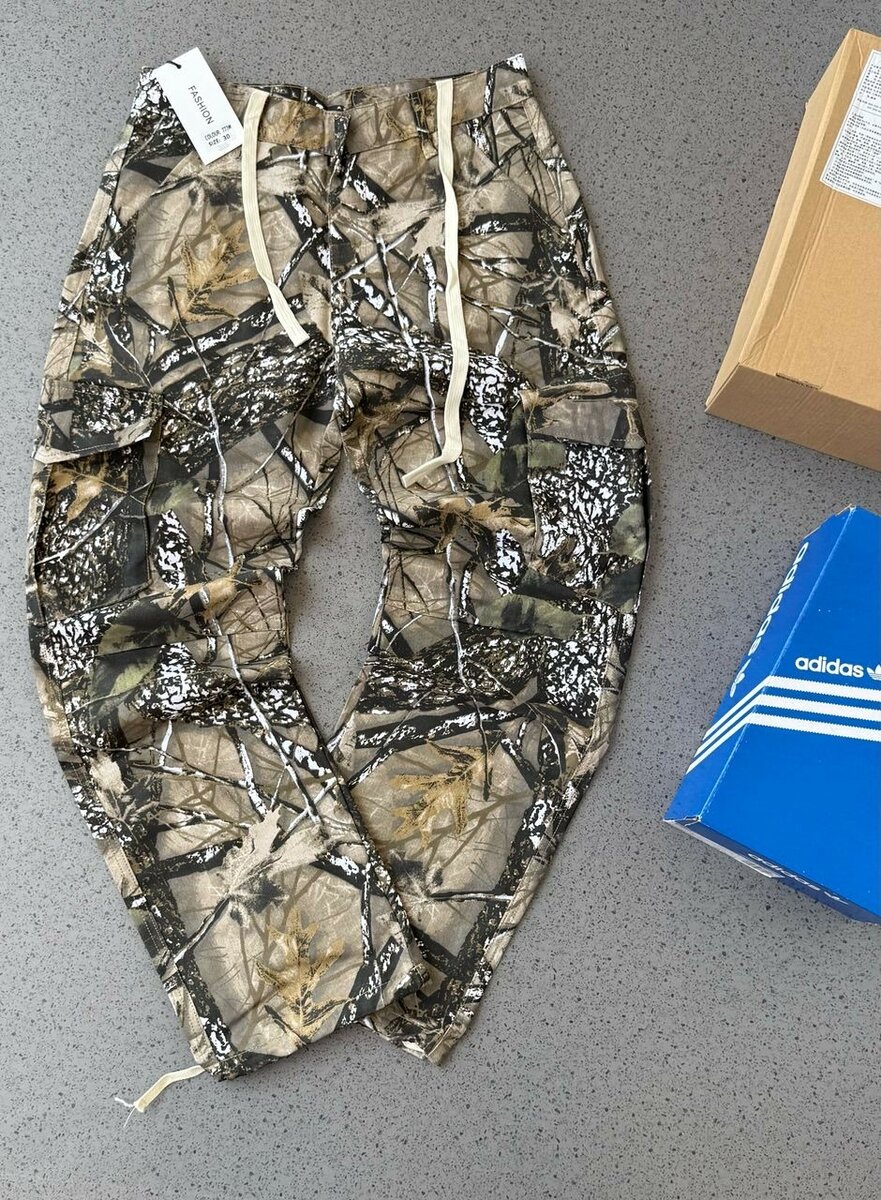 KARMO KHAKI BUMPER TROUSERS