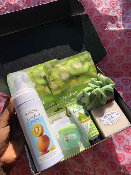 Mini kit skincare vert