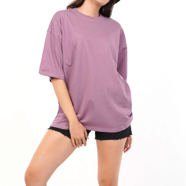 T-shirt oversize femme violet