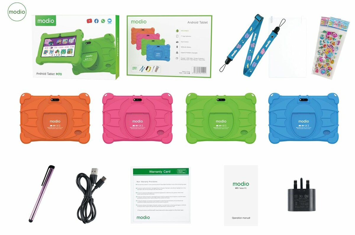 Tablette Modio 7'' WiFi Enfant