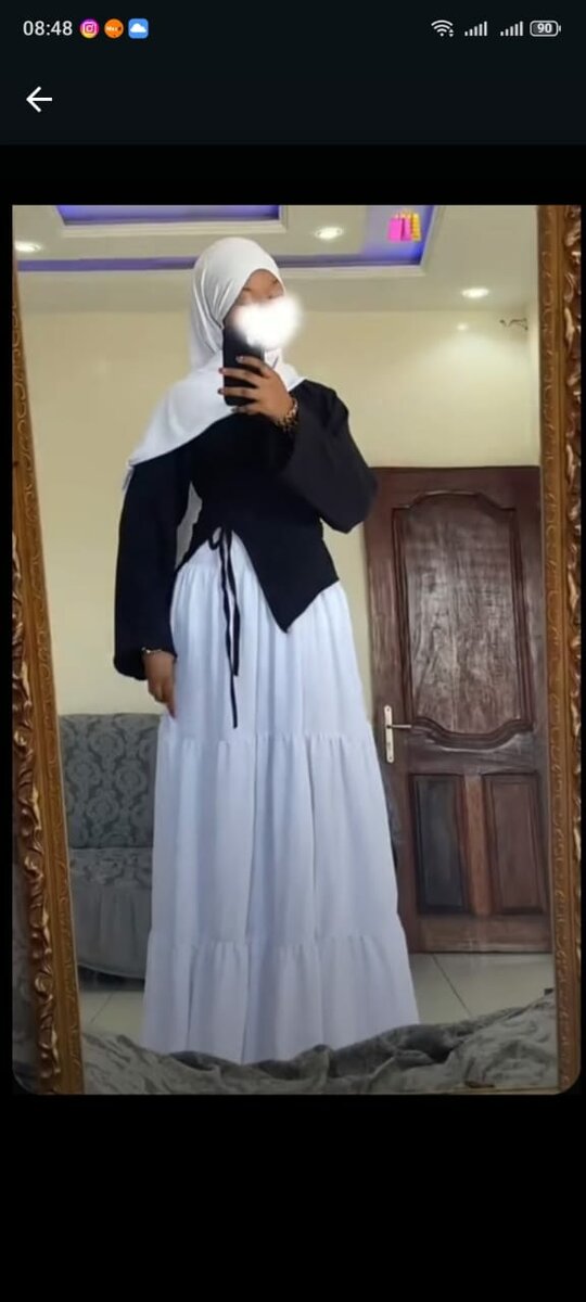 Robe fluide modeste pour femme