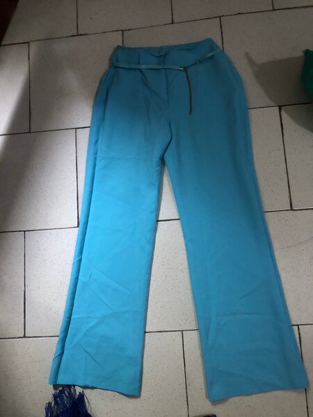 Pantalon gros bas bleu