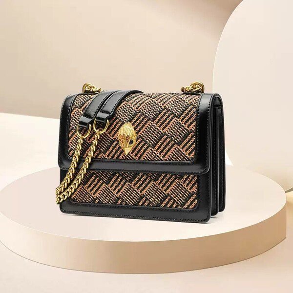 Designer Crossbody Bag with Chain Strap