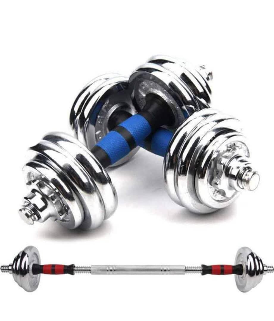 Haltères en fer massives