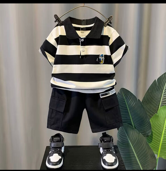 Ensemble Rayé Polo Enfant