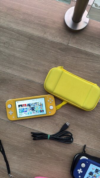 Nintendo Switch Lite craquée + 15 jeux + Pochette en promo
