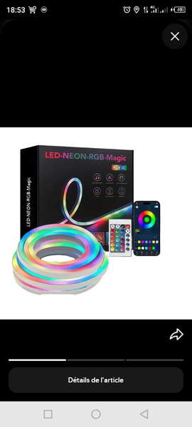 Ruban Lumineux LED RGB