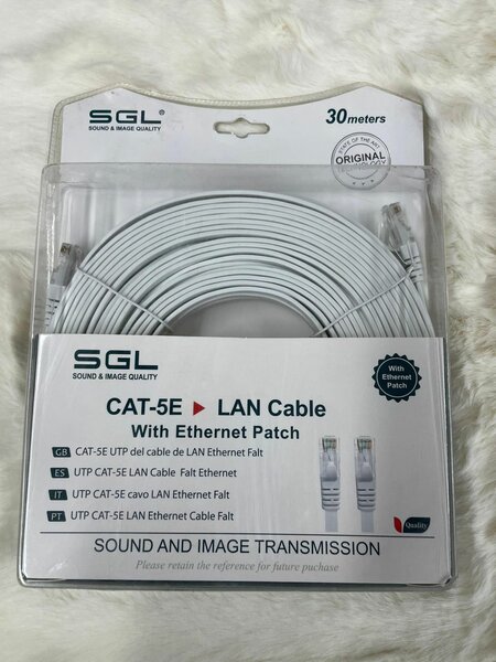 Câble Ethernet CAT-5E 30m