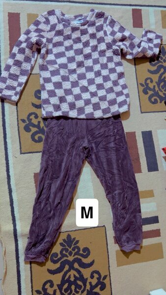 Pyjama moelleux damier M