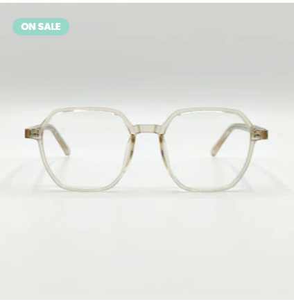 Sandy Brown Hexagon Unisex Frame