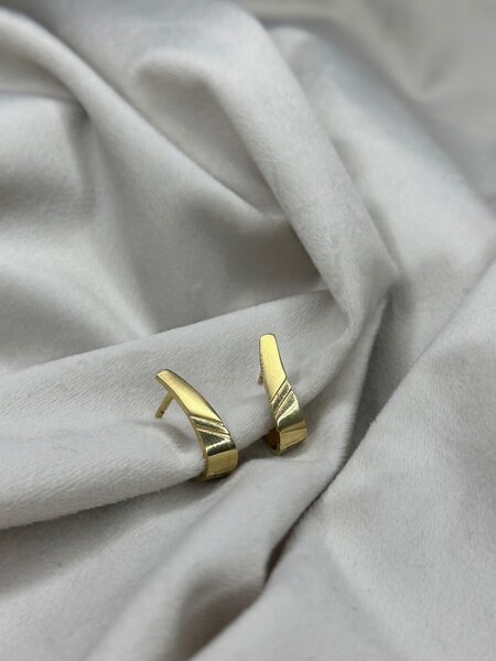 Серьги из желтого золота | Хороший вариант на повседневку