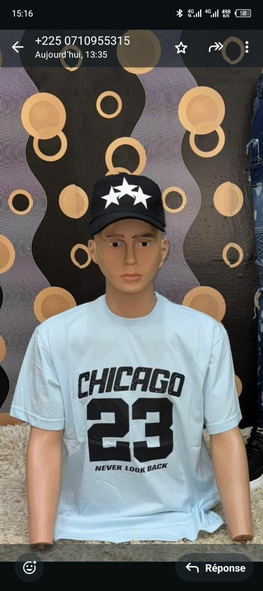 T-shirt Chicago 23 Unisexe