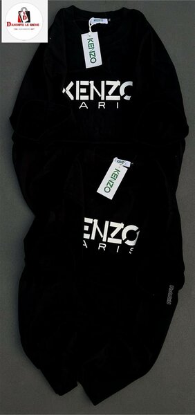 T-shirt noir Kenzo Paris