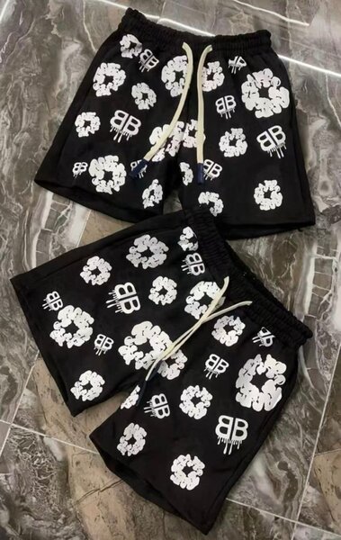 Shorts colorés imprimés homme