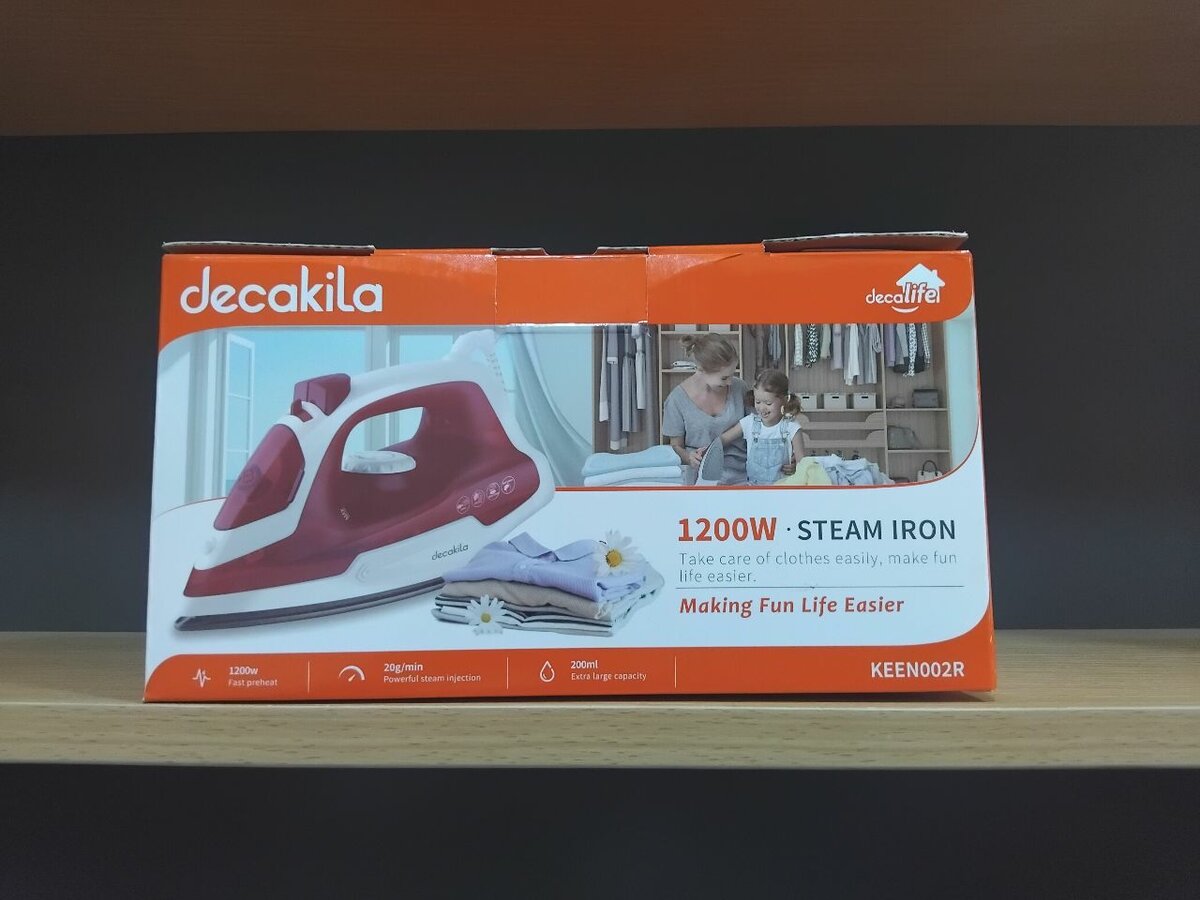 Decakila 1200watts steam iron