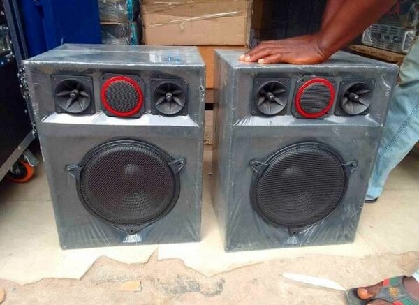 Paire De Baffes Sono Haut Parleur Nouveau Scellé