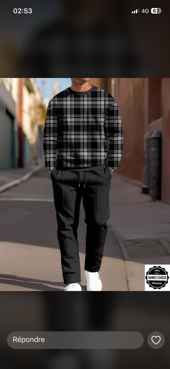 Ensemble de survêtement tendance