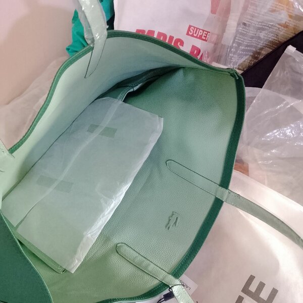 Sac Cabas Vert Lacoste