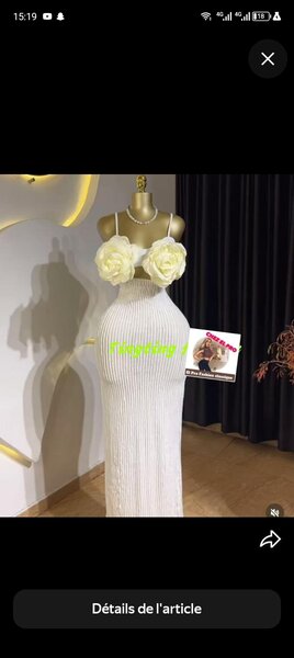 Robe longue élégante fleurie