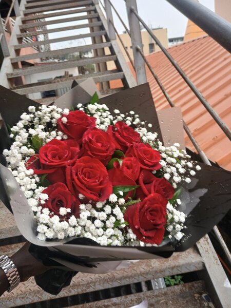 Bouquet de roses rouges