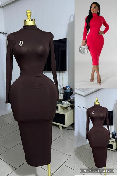 Robe soirée élégante moulante