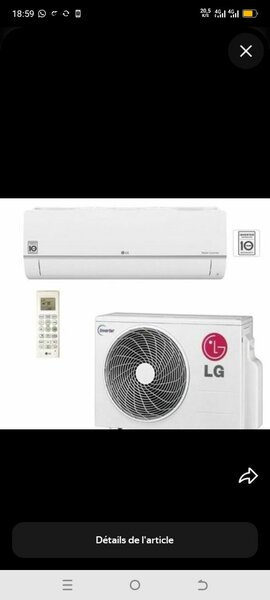 Climatiseur LG Inverter
