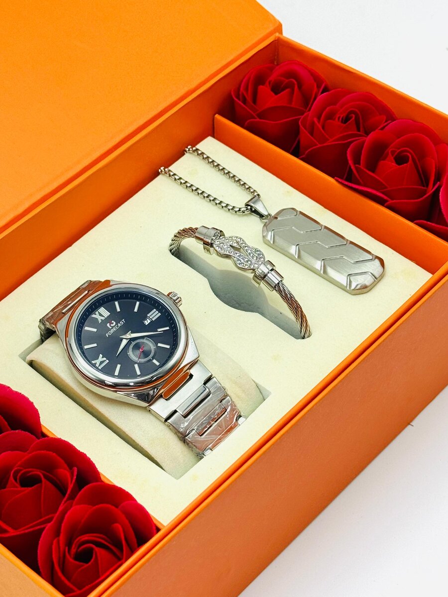 Luxury Watch and Jewelry Gift Set