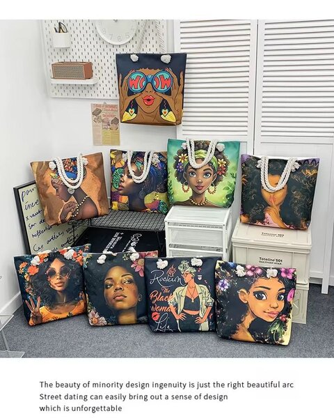 Sacs fourre-tout avec illustrations artistiques