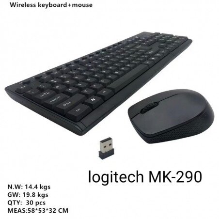 Clavier et Souris Sans Fil Logitech MK-290