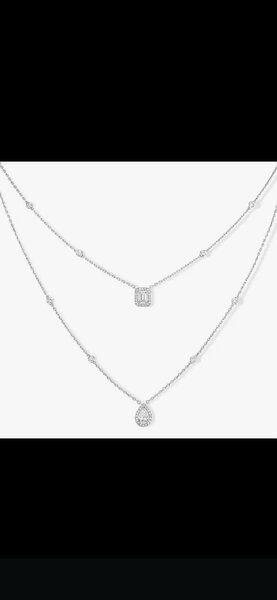 Collier double rang chic