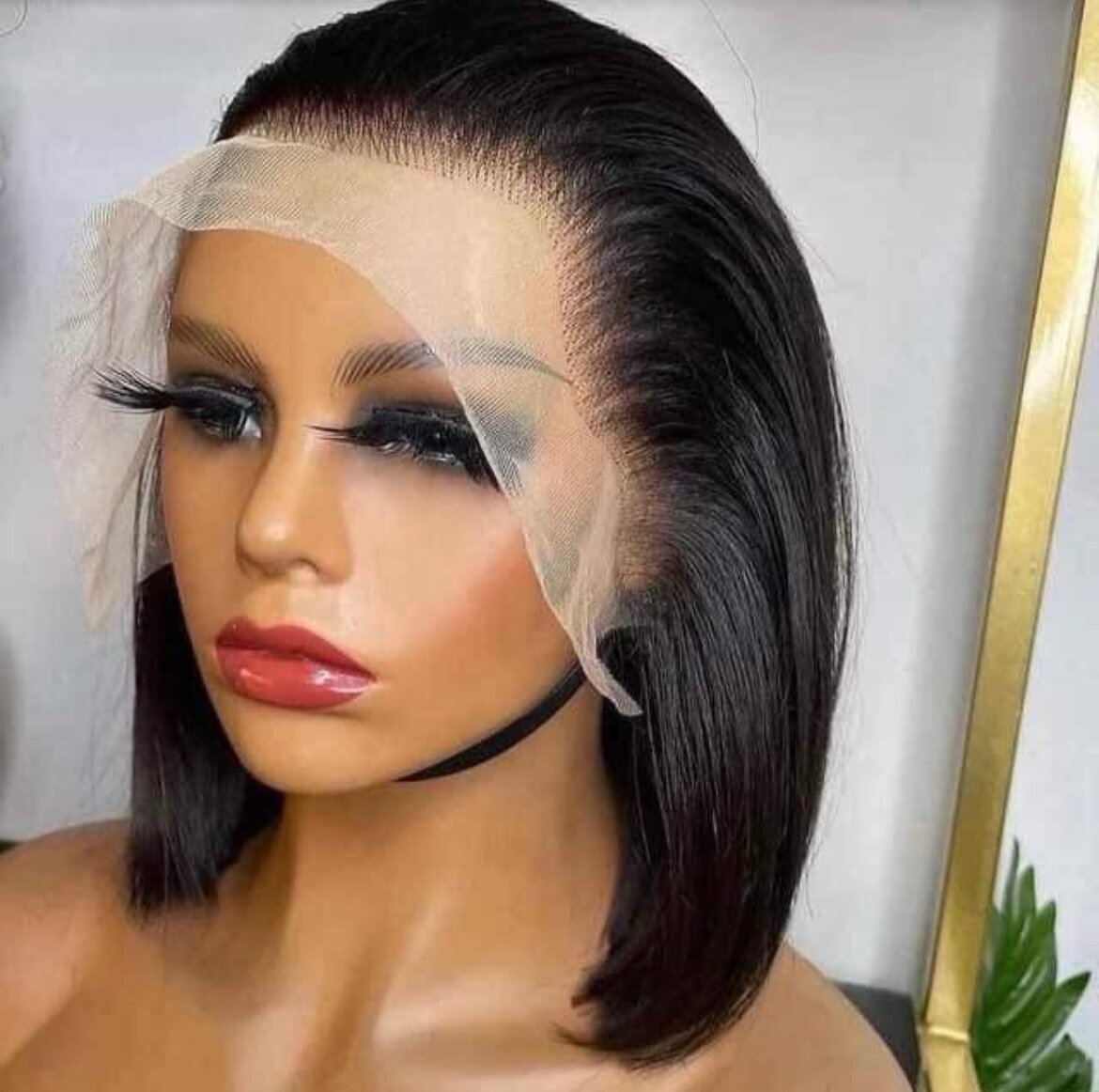 Perruque lace bob naturelle