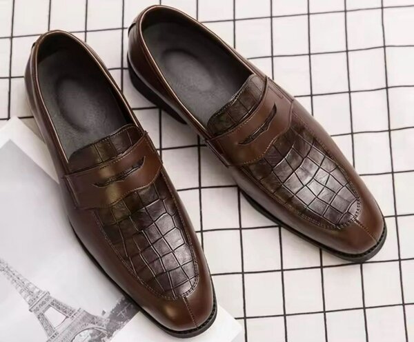 Mocassins en cuir pour homme