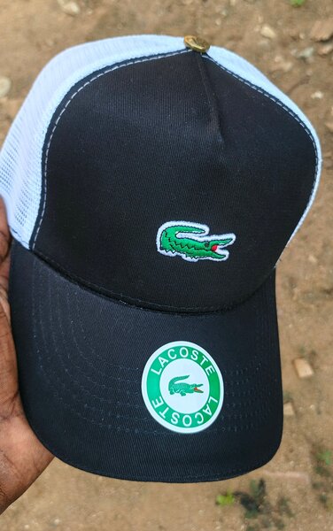 Casquette Lacoste Trucker Noir