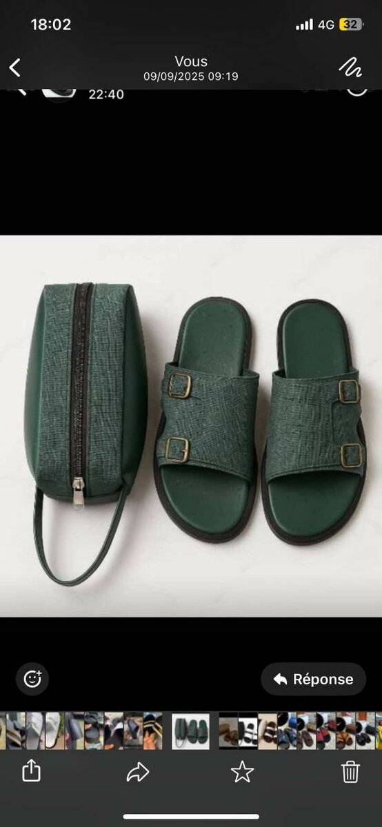 Set de sandales et sac