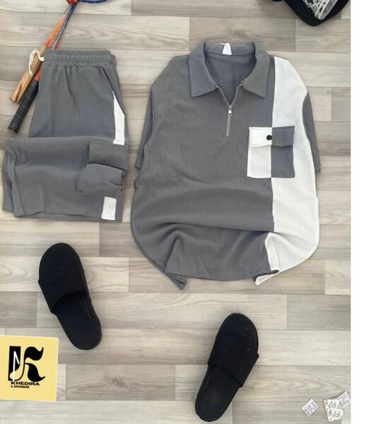 Ensemble de détente gris moderne