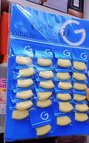 G.Nail White Tip Extensions