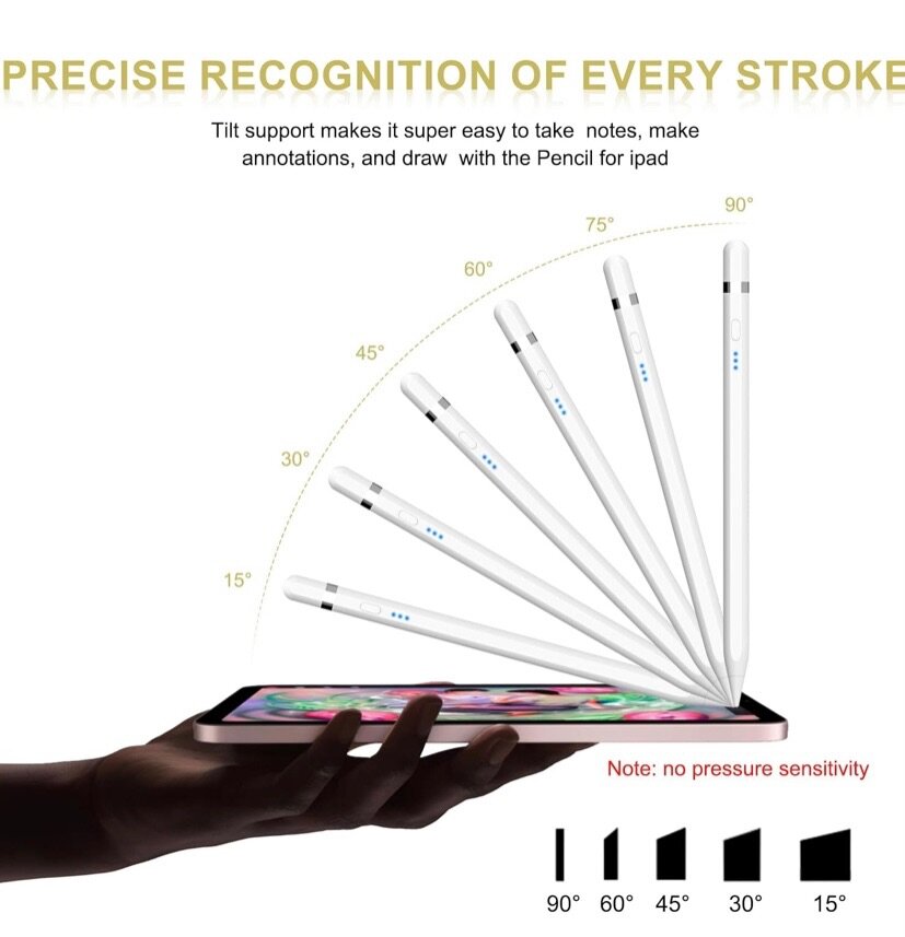 Crayon de 1ère génération pour iPad, crayon magnétique pour