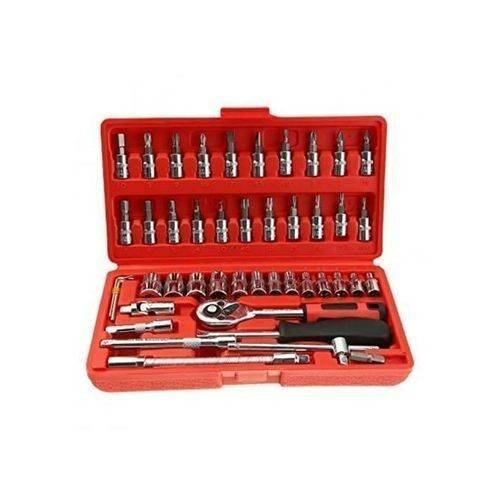 Coffre De Clé à Cliquet Mécanique - 46 Pièces