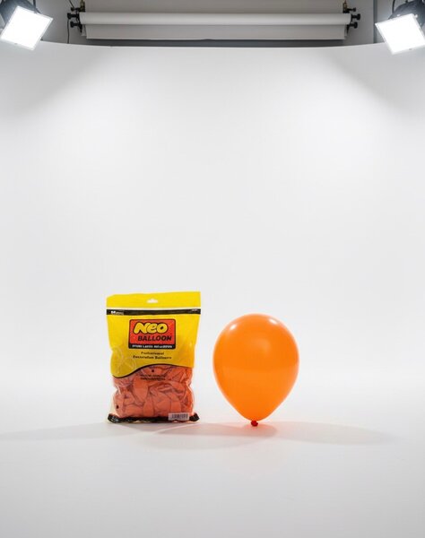 100Ballons en latex orange