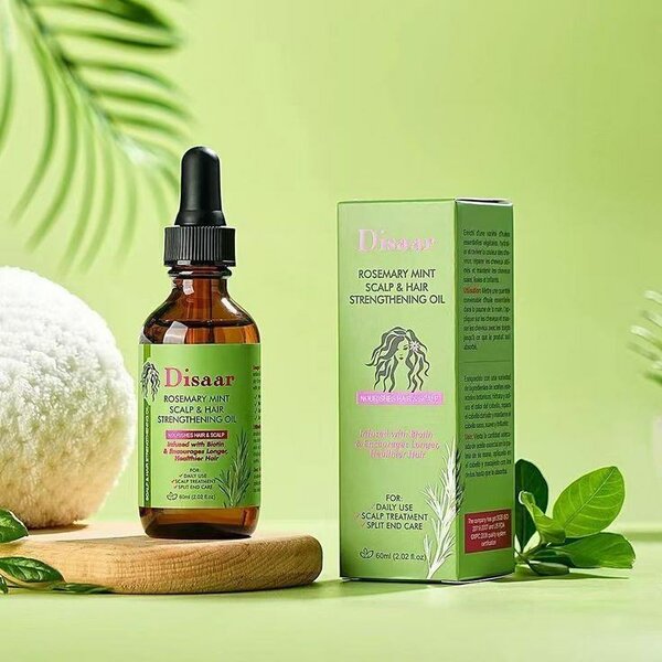 Huile Capillaire Fortifiante Menthe et Romarin