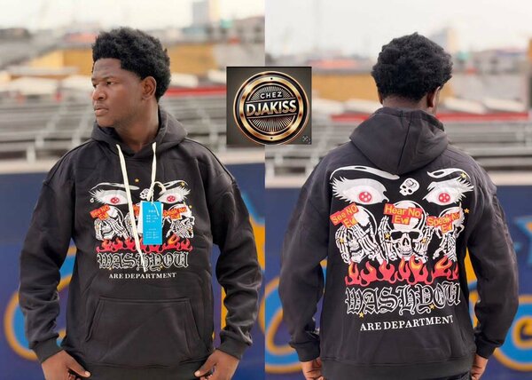 Sweat à capuche graphique