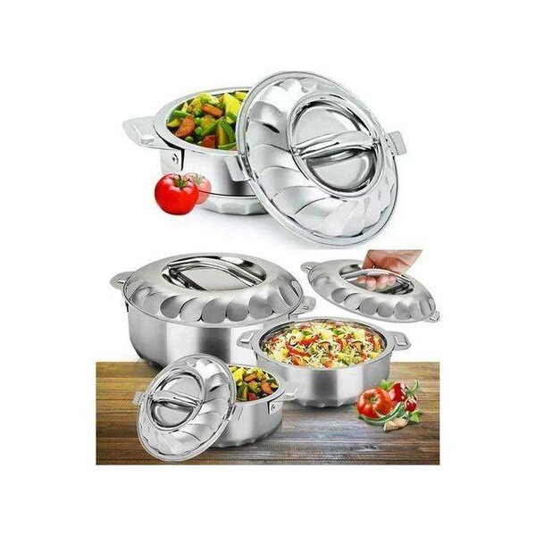 Set de casseroles isothermes en acier inoxydable
