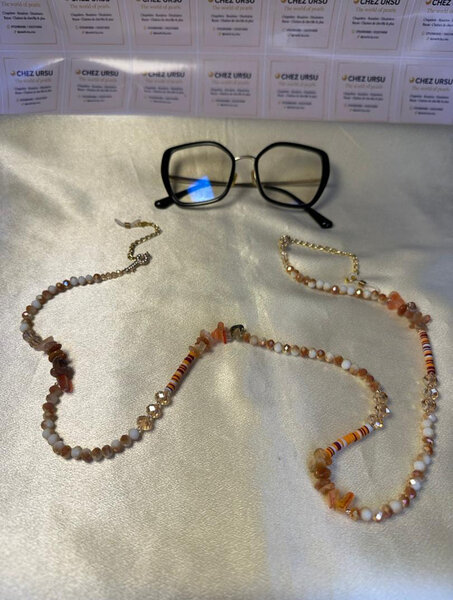 Chaîne pour lunettes élégante