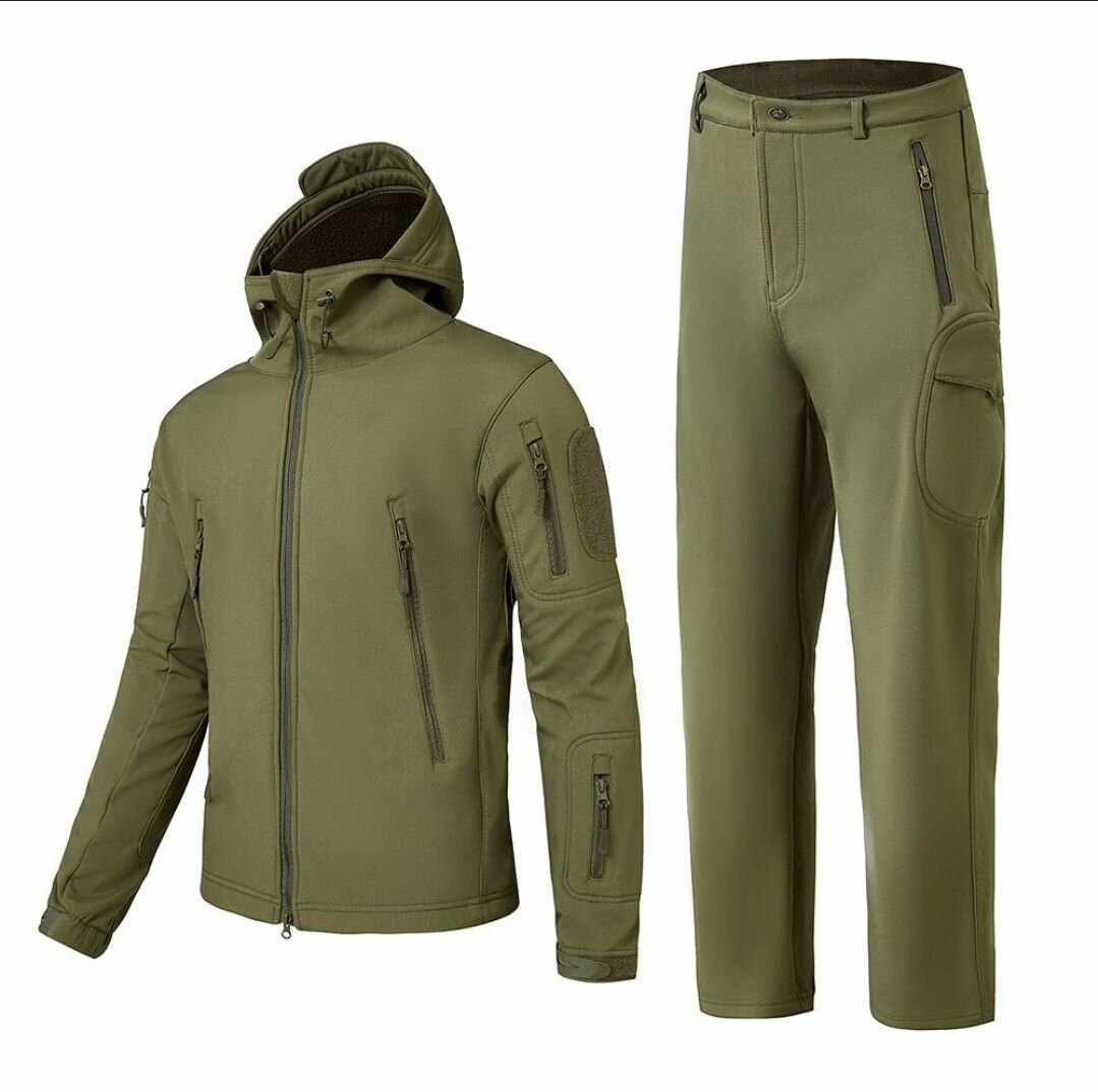 Тактическая камуфляжная мужская куртка в стиле