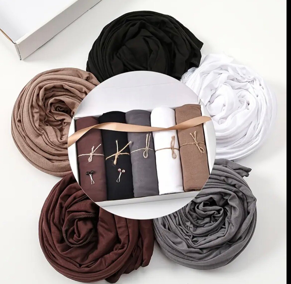 Élégant Hijab en Soie