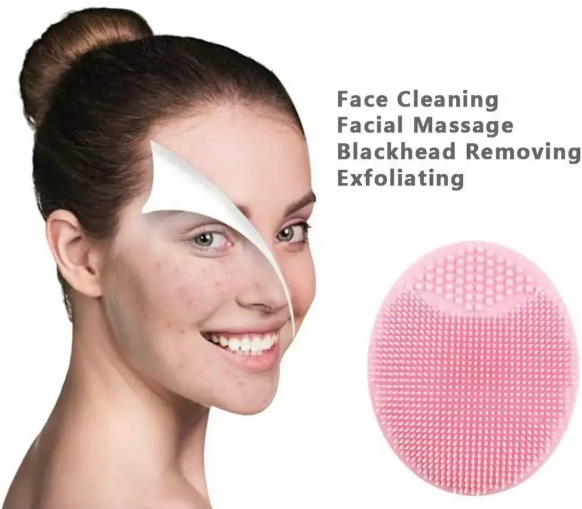 Silicone face sponge